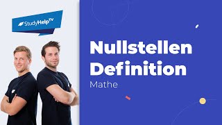 Nullstellen Definition und Berechnung  StudyHelp [upl. by Purdum]