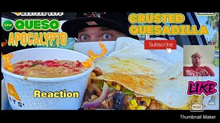 Reaction to Qdoba® NEW Queso Apocalypto Review 🔥🧀 Bonus Cheese Crusted Quesadilla  theendorsement [upl. by Fulbright438]