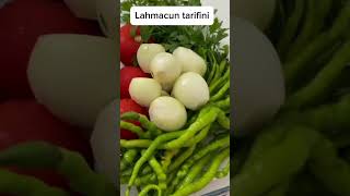 Lahmacun tarifini [upl. by Ekram]