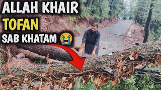 Barish nay sab khatam kar dia Tofan 😭  Murree live Dawood Abbasi vlogs [upl. by Guerin530]