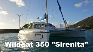 2003 Wildcat 350 Catamaran Sailboat quotSirenitaquot [upl. by Zweig]