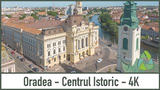 Oradea  Centrul Istoric  4K DRONE FOOTAGE [upl. by Hecht204]