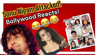 BOLLYWOOD REACTS TO SONU NIGAM ATTACK  😂😂😂  DrSanket Bhosale  Sugandha Mishra [upl. by Mirisola891]