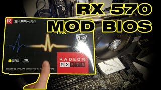 TĚŽENÍ NA RX 570  BIOS MOD  PŘETAKTOVÁNÍ  POLARIS BIOS EDITOR [upl. by Sairahcaz]