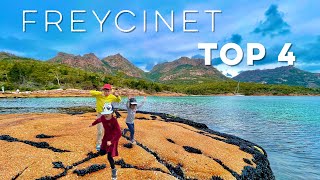 Freycinet Tasmania Australia  4 Must See Attractions [upl. by Atronna]