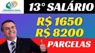 13º SALÁRIO INSS APOSENTADOS E PENSIONISTAS QUE RECEBEM PRIMEIRO OS PAGAMENTOS R1650  pagamentos [upl. by Einafats130]