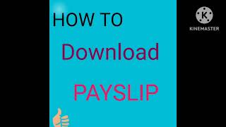 How To Download Payslip 🫰 [upl. by Giule374]