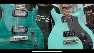 PRS SE Pauls Guitar vs PRS S2 Mira [upl. by Elleyoj]