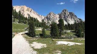 eMTB Dolomiten Alpencross Kronplatz Fanes Bindelweg 2018 [upl. by Annovahs341]