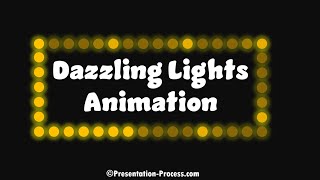 Dazzling Lights Animation Effect in PowerPoint  Beginner Friendly [upl. by Enelav]