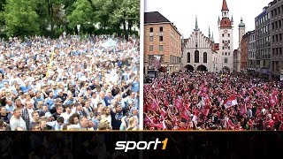 FeierVergleich Löwen zeigen FC Bayern wie Party geht  SPORT1 [upl. by Koblick]