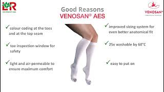 Venosan AES Antiembolic Stockings Effective Thrombosis Prophylaxis for Prevention of Embolism [upl. by Anyzratak]