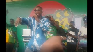 REEKADO BANKS Performs Live in SURULERE 2023 [upl. by Pironi932]