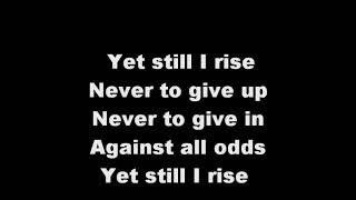 Yolanda AdamsStill I Rise Lyrics [upl. by Maura]