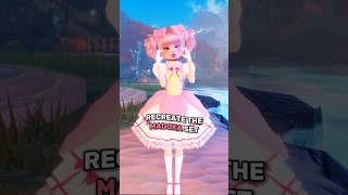 Trying to Recreate the MADOKA Set in Dress to Impress Hex Codes 🩷 dti roblox shorts [upl. by Swann775]