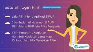 Tutorial penginputan SiRUP  Sistem Rencana Umum Pengadaan  Secara Manual [upl. by Nirrak]