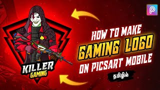 Gaming mascot logo making in tamil  freefire Gaming logo making in picsart [upl. by Sudnor]