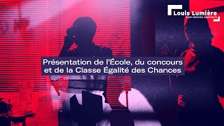 Présentation de lÉcole du concours et de la classe égalité des chances [upl. by Ahseinat]