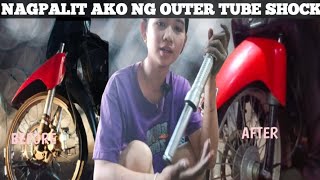 Nagpalit ako ng outer tube shock ng wave 100 [upl. by Nolyat]