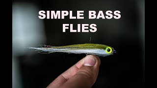 FLY TYING FRIDAY two easy and effective bass flies [upl. by Maclay]