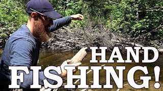 SURVIVAL CHALLENGE  HANDLINE FISHING  COOKING FISH ON A STICK [upl. by Irek]