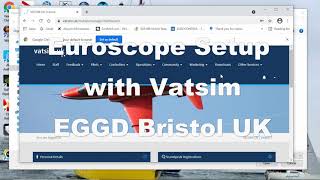 Euroscope Air Traffic Control setup Vatsim UK [upl. by Lenhard349]