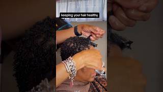 Finger coil technique natural hair [upl. by Samuela357]