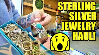 Ep317 INCREDIBLE REAL STERLING SILVER JEWELRY HAUL YOU WONT BELIEVE 🤯🤯🤯 [upl. by Gignac]