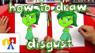 How To Draw Disgust From Inside Out [upl. by Gazzo]