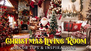 🎄Dreamy Winter Wonderland Mesmerizing Christmas Living Room Decor Ideas [upl. by Thorbert518]