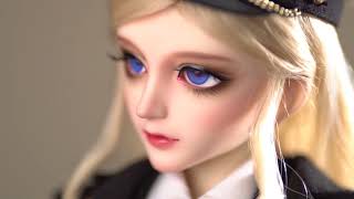 Ball Jointed Doll 360 rotate video of Scarlett Faust [upl. by Elehcir573]