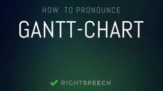 GanttChart  How to pronounce GanttChart [upl. by Nilek]