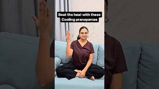 Cooling pranayamas for summer sahithiyoga yogawithsahithi summer pranayama [upl. by Ranzini]