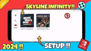 How To Add Games Setup Skyline Infinity Emulator On Android🔥 Nintendo switch [upl. by Davina]