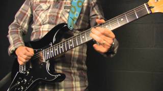 Fender Blacktop Stratocaster HH video review demo Guitarist Magazine HD [upl. by Luapleahcim]