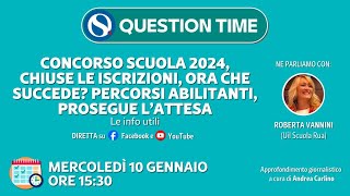 Concorso scuola 2024 si chiudono le iscrizioni ora che succede Attesa sui percorsi abilitanti [upl. by Nnylekoorb380]