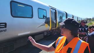 Moving the masses by rail for King Tūheitia burial in the Waikato [upl. by Bach308]