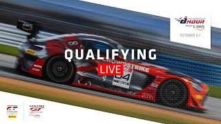 LIVE  Qualifying  Indianapolis 8 Hour IGTC  Fanatec GT America [upl. by Oramlub]