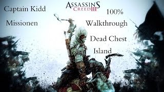 Assassins Creed 3 Der Schatz von Dead Chest Island 100 Walkthrough [upl. by Terry288]