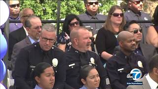 LAPD chief delivers stern message to cadets amid number of officers in trouble with law I ABC7 [upl. by Franklin593]