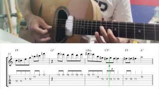 Belleville  Gypsy Jazz Solo Practice  Gypsy Jazz Guitar Arpeggio Tutorial [upl. by Adiesirb]