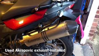 BMW F700GS Akrapovic Exhaust [upl. by Sassan]