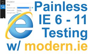 Painless IE Testing with Virtual Box and Modernie [upl. by Ammann]