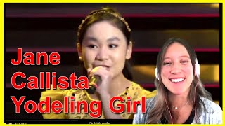 Vocal Coachclassical Singer REACTION first time Jane Callista Yodeling Girl [upl. by Aicylla]