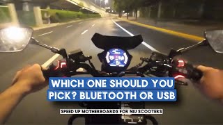 NIU Scooter Speed Up Motherboards Explained USB vs Bluetooth [upl. by Worra875]