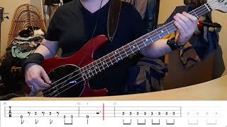 My Chemical Romance  Mama Bass Cover w Bass Tabs [upl. by Rob]