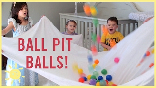 PLAY  3 Ball Pit Ball Activities [upl. by Eatnwahs]