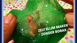 DIY nietgiftige slijm maken zonder borax of vloeibaar stijfsel [upl. by Ellerahs]