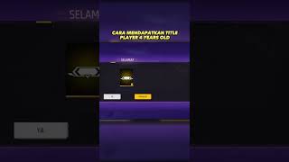 Cara mendapatkan title old freefire game [upl. by Ecarg406]