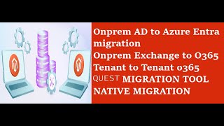 Onprem AD to Azure Entra migrationOnprem Exchange to O365Tenant to Tenant o365 Post migration tool [upl. by Nyroc]